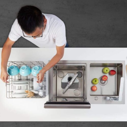 Ảnh thực tế máy rửa bát Malloca WQP6-890F3