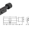 Ruột khóa 1 đầu chìa 1 đầu vặn Hafele 916.08.422, 63mm Đồng thau