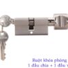 Ruột khóa 1 đầu chìa, 1 đầu vặn Hafele 916.96.305, 60mm Đồng thau
