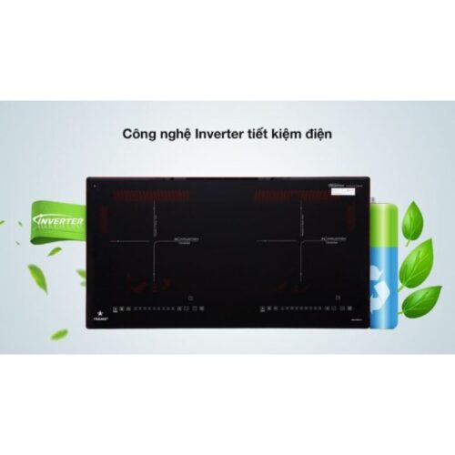 Mặt kính bếp từ kết hợp hồng ngoại Pramie PRTH-2109 2 vùng nấu lắp âm