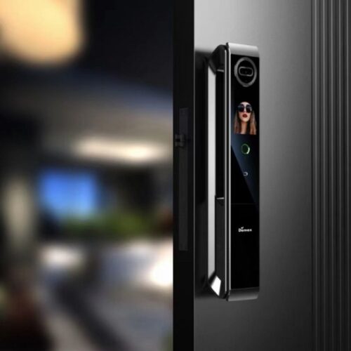 Hình ảnh thực tế khóa thông minh Demax EL999 Crown CNC